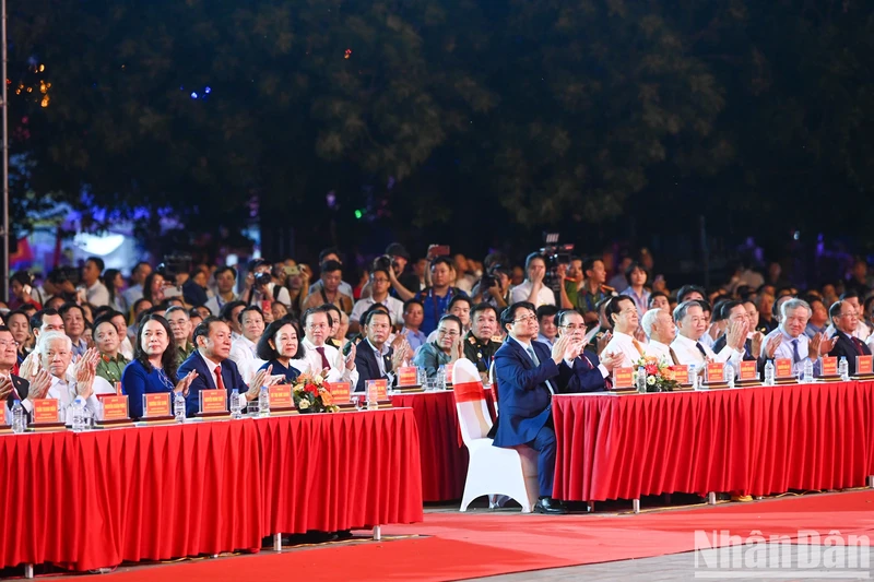 Party and State leaders attend the programme.