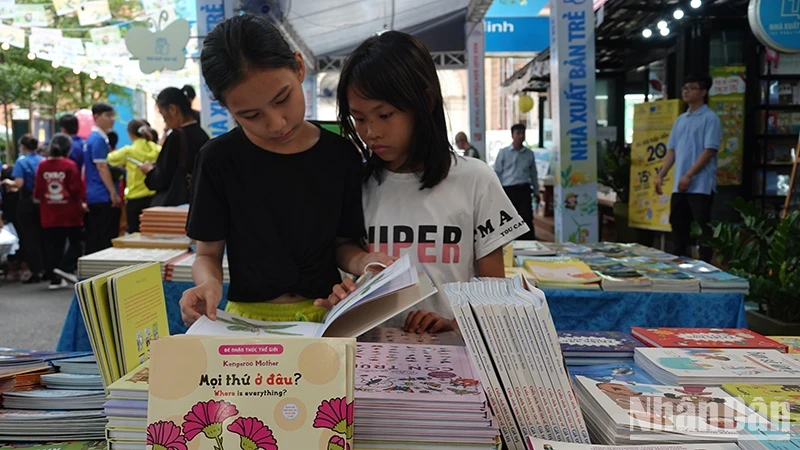Young readers join the 2023 Ho Chi Minh City Children’s Book Fair.