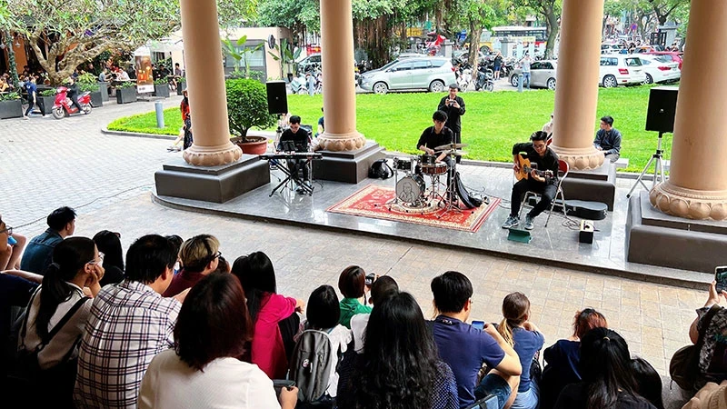 A concert at the Vietnam Fine Arts Museum. (Photo: HM)