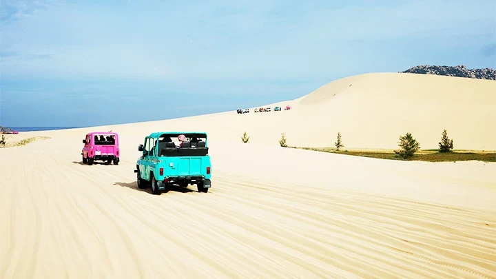 Son Hai Sand Dune in Phuoc Dinh Commune, Thuan Nam District, Ninh Thuan Province. (Photo: ANH QUAN)