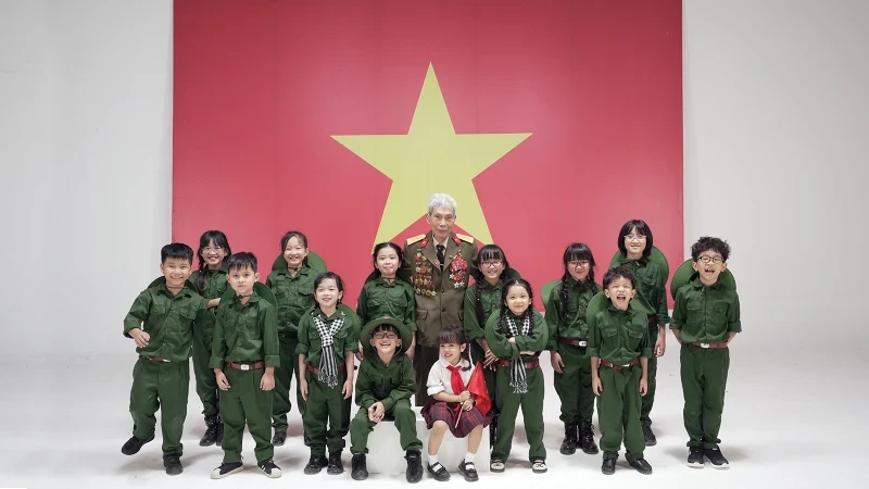 The main characters appear in the music video titled "Vietnamese Children."