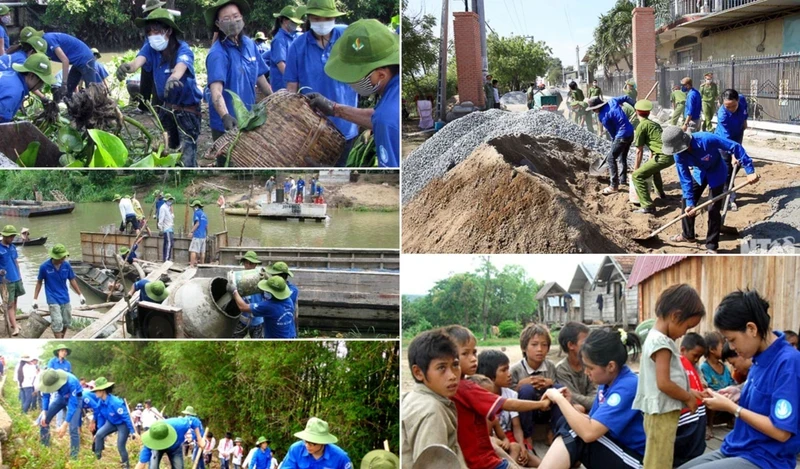 Young pioneers are generally good, enthusiastic and eager to volunteer. (Photo: The official website of the Ho Chi Minh Communist Youth Union Central Committee)