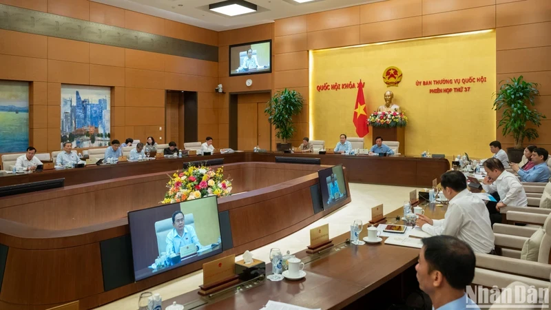 At the 37th meeting of the NA Standing Committee (Photo: NDO)