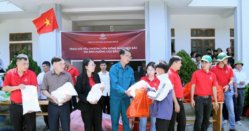 Assistance provided to people affected by Typhoon Yagi in Ngoc Chien commune, Muong La district, Son La province (Photo: VNA)