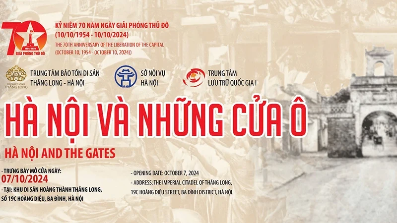 The exhibition "Hanoi and the Gates" will open from October 7.