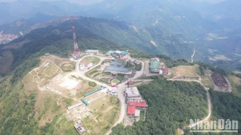 A panoramic view of Mau Son Tourism Area in Loc Binh District (Lang Son Province).