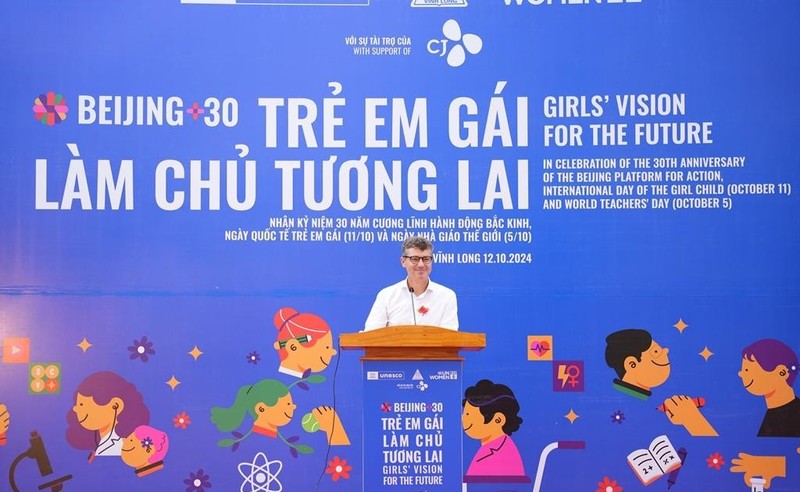 Vietnam enhances awareness of gender equality and girls’ rights (Photo: VNA) 