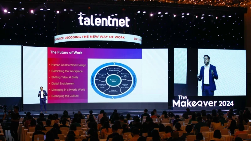 Former Senior Partner of Merce Puneet Swani speaks at The Makeover 2024 conference.