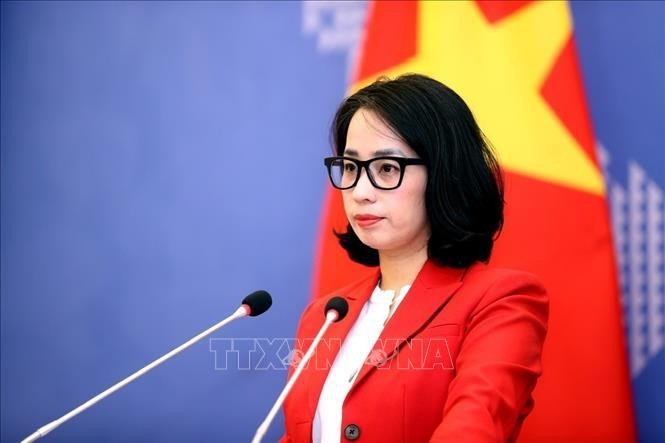 Spokesperson of the Ministry of Foreign Affairs Pham Thu Hang (Photo: VNA) 