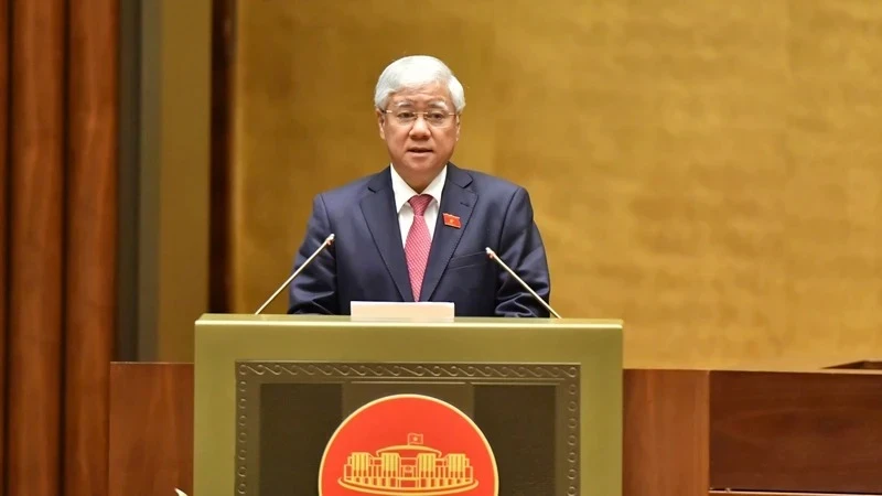 Politburo member, Secretary of the Party Central Committee, and President of the VFFCC Do Van Chien. (Photo: LINH KHOA)