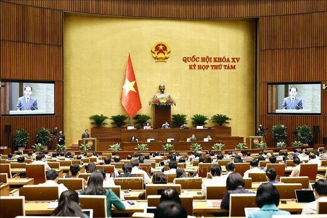 An overview of the National Assembly's eighth session. (Photo: VNA) 