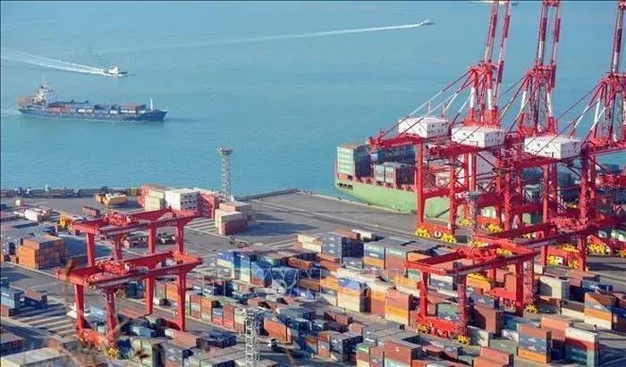 A view of Busan Port in the Republic of Korea. (Photo: AFP/VNA) 