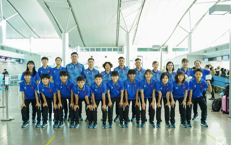 Vietnamese women’s futsal team head to Manila for regional championship (Phôt: VFF) 