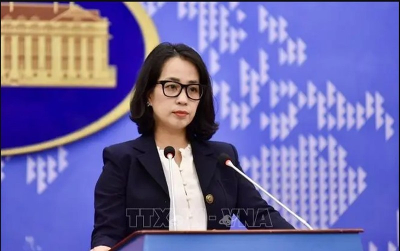 Spokeswoman of the Ministry of Foreign Affairs (MOFA) Pham Thu Hang (Photo: VNA) 