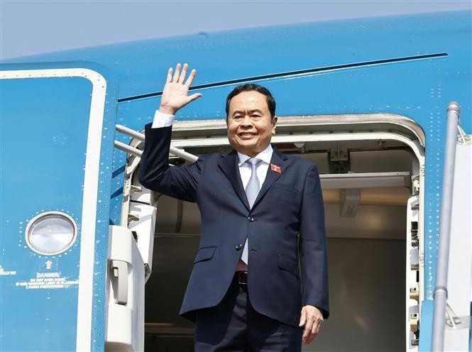 National Assembly Chairman Tran Thanh Man leaves Hanoi on November 21 for an official visit to Cambodia to attend the 12th ICAPP and the 11th Plenary Session of IPTP. (Photo: VNA)