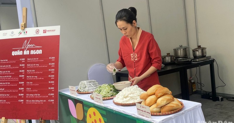 The 2024 Vietnam-Italy Food Fair the connection in cuisine of the two countries.