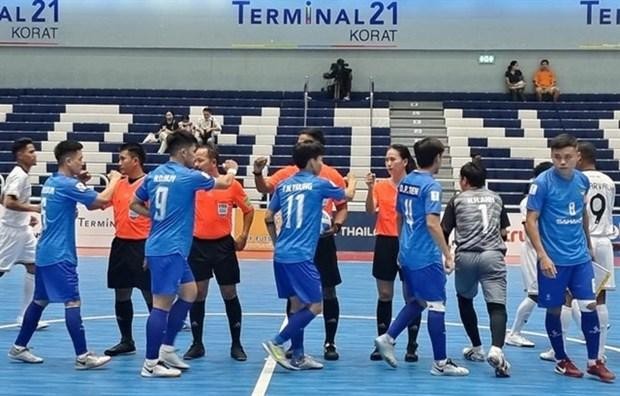 Vietnamese Sahako FC advance to the semi-finals of the AFF Futsal Cup ongoing in Thailand (Photo: VFF)