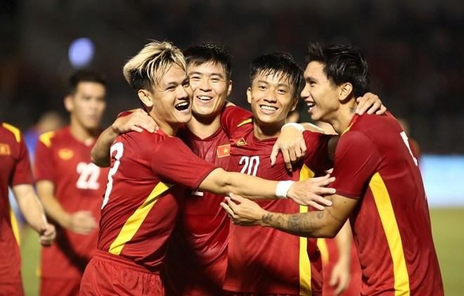 Vietnamese team (Photo: VNA)
