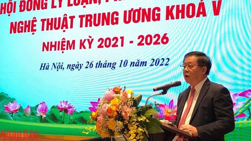 Secretary of the Party Central Committee (PCC) and Head of the PCC’s Commission for Communication and Education Nguyen Trong Nghia delivered a speech.