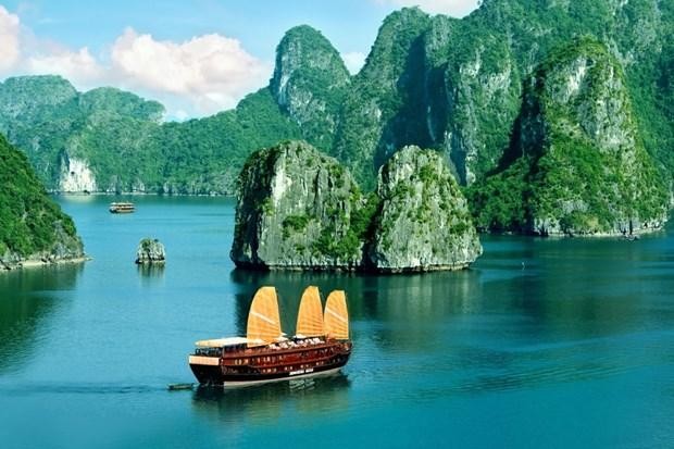 A view of Ha Long Bay, a UNESCO World Heritage site in the northern province of Quang Ninh. (Photo: VNA)