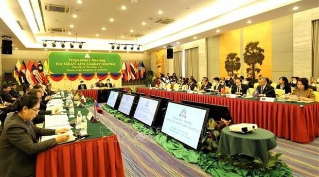 At the Preparatory Meeting for ASEAN-AIPA Leaders’ Interface (Photo: VNA)