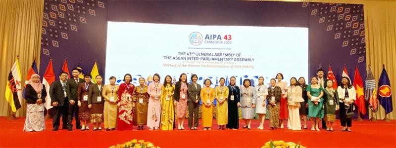Delegates attending meeting of Women Parliamentarians of ASEAN Inter-Parliamentary Assembly (WAIPA) (Photo: newspaper of people's deputies)