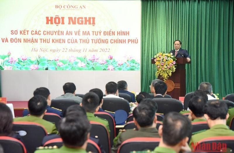 Prime Minister Pham Minh Chinh addresses the event (Photo: VNA)