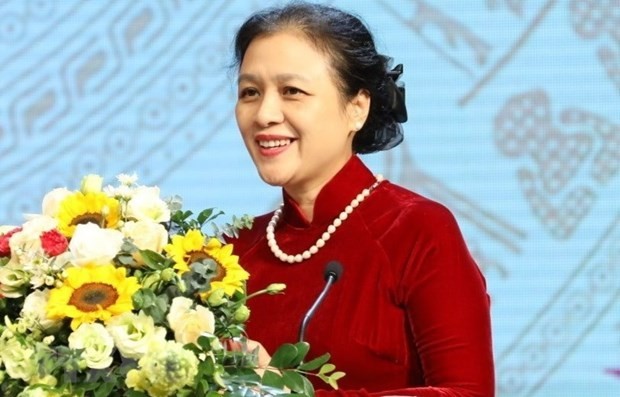 President of the Vietnam Union of Friendship Organisations (VUFO) Ambassador Nguyen Phuong Nga. (Photo: VNA)