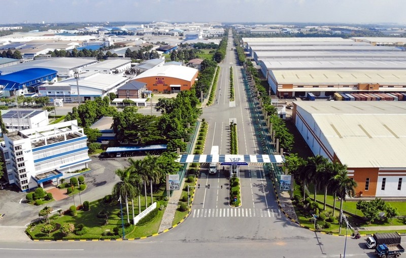 A corner of Vietnam - Singapore Industrial Park II (VSIP II) in Tan Uyen town, Binh Duong province. (Photo: DUC TUAN)