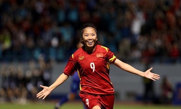 Striker Huynh Nhu (Photo: Vietnam Football Federation)