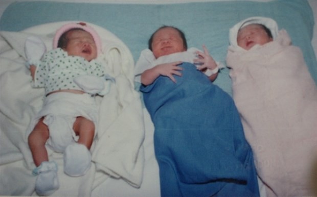 The first three Vietnamese IVF babies were born 25 years ago (Photo: Tu Du Hospital)