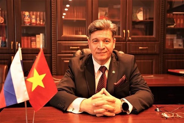 Professor Vladimir Kolotov, head of the Ho Chi Minh Institute at St. Petersburg University in Russia (Photo: VNA)