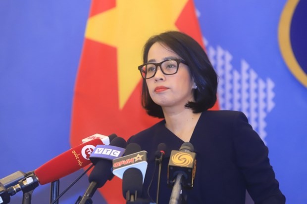 Spokesperson of the Ministry of Foreign Affairs Pham Thu Hang. (Photo: VNA)