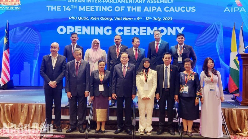 The 14th meeting of the ASEAN Inter-Parliamentary Assembly (AIPA Caucus 14) opens on July 10 in Kien Giang (Photo: NDO)