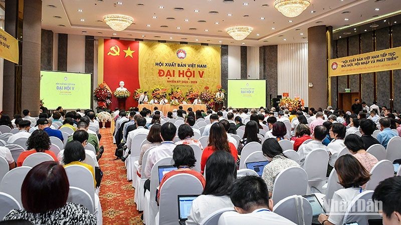 The 5th Congress of the Vietnam Publishing Association (Photo: THANH DAT)