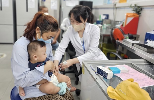 Like other countries around the world, routine immunisation services in Vietnam have been disrupted during the COVID-19 pandemic. (Photo: VNA)