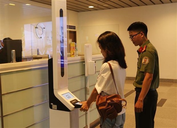 Da Nang Int'l Airport launches automatic entry systems (Photo: VNA)