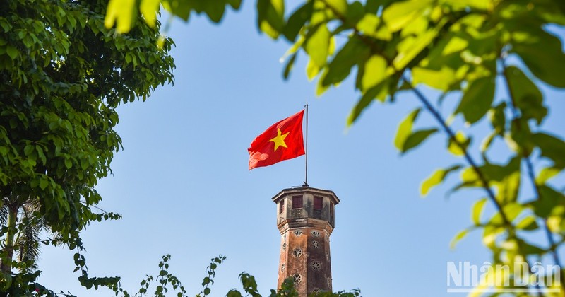 [In Pictures] Streets of Hanoi coloured in flags and flowers to celebrate Vietnam's National Day