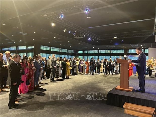 At the ceremony to mark the 78th National Day of Vietnam in the Netherlands (Photo: VNA)