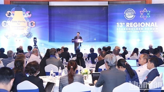 At the 13th Mekong River Commission (MRC) Regional Stakeholder Forum (RSF). (Photo: VNA)