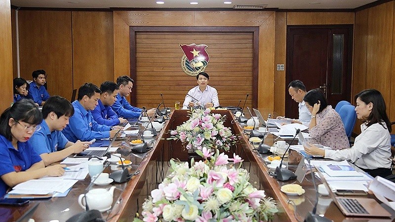 An overview of the meeting of the 2023 "October 15" Award Council in Hanoi on October 9.