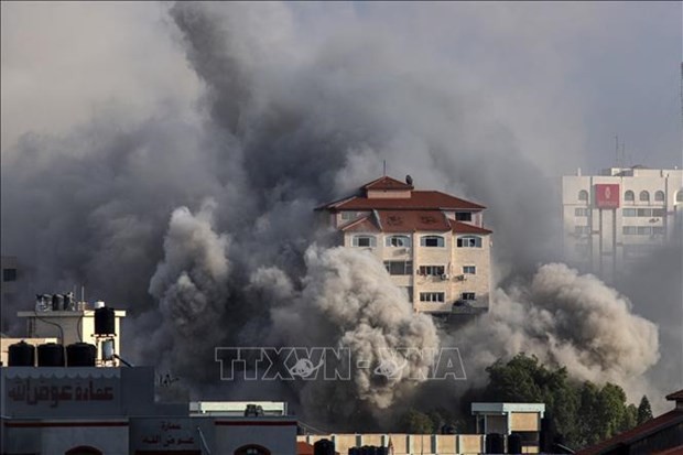 Gaza city on October 11, 2023 (Photo: Xinhua)