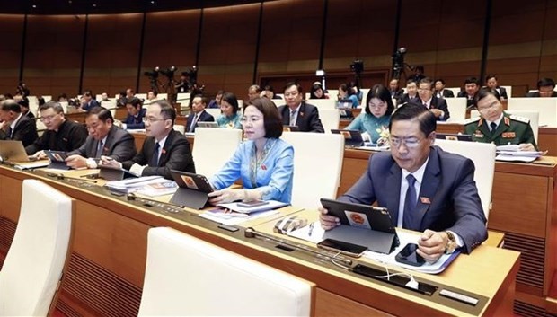 A view of the sixth session of the National Assembly. (Photo: VNA)