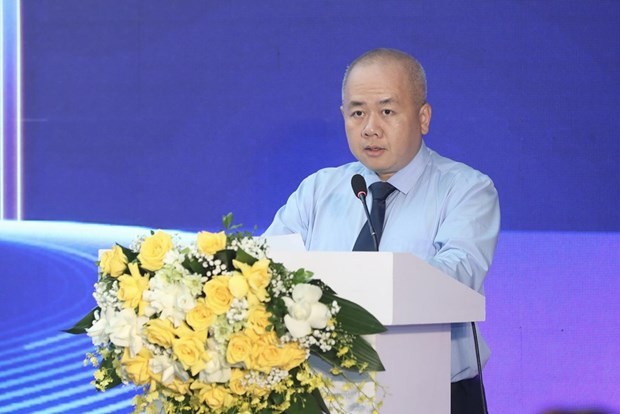 Deputy Minister of Planning and Investment Do Thanh Trung speaks at the event (Photo: VNA)