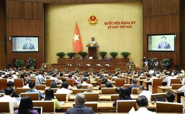 The National Assembly's Q&A session continues on November 8. (Photo: VNA)
