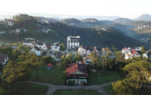 A view of Da Lat city (Photo: VNA)