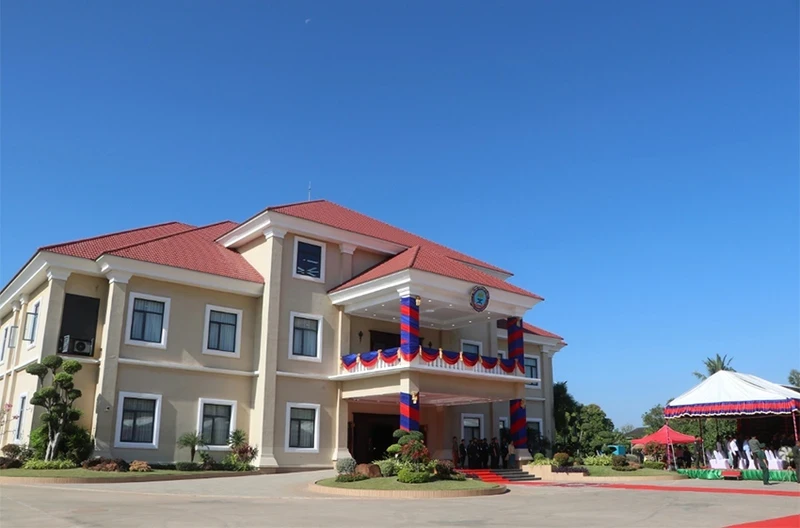 The new headquarters of the Central Committee of the Cambodian Veterans’ Association. 