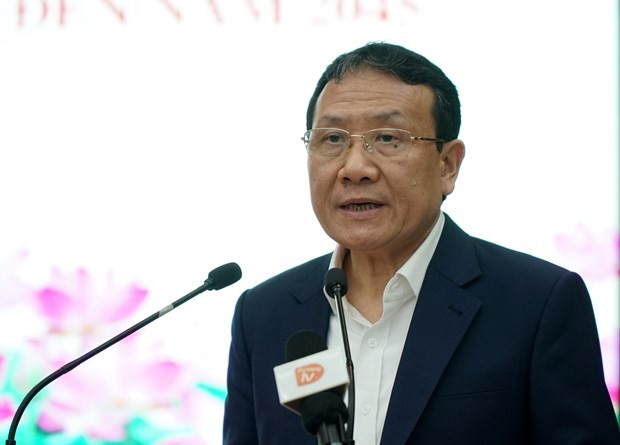 Deputy head of the Party Central Committee's Economic Commission Nguyen Hong Son speaks at the conference. (Photo: VNA)