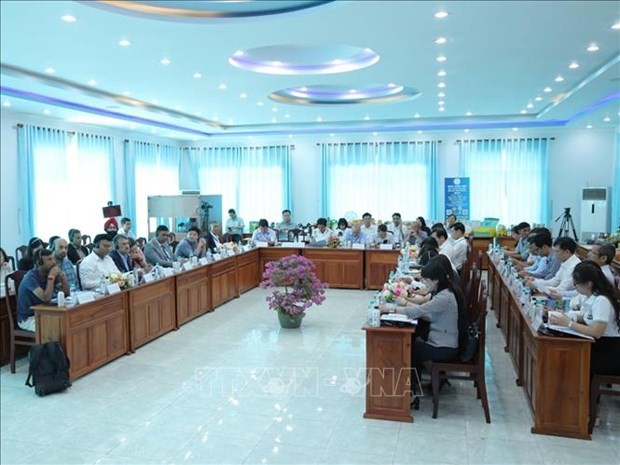At the Vietnam-India business and investment conference held in the southern province of Binh Phuoc on March 22. (Photo: VNA)