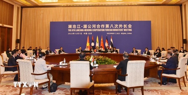 The 8th MLC Foreign Ministers' Meeting in Beijing, China on Decemdber 7, 2023 (Photo: VNA)